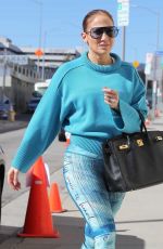 JENNIFER LOPEZ Arrives at a Dance Rehearsal in Los Angeles 02/07/2023
