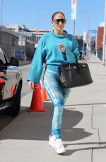 JENNIFER LOPEZ Arrives at a Dance Rehearsal in Los Angeles 02/07/2023