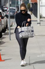 JENNIFER LOPEZ Heading to a Dance Studio in Los Angeles 02/02/2023