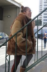 JENNIFER LOPEZ Heading to a Sudio in Santa Monica 02/14/2023