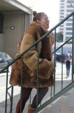 JENNIFER LOPEZ Heading to a Sudio in Santa Monica 02/14/2023