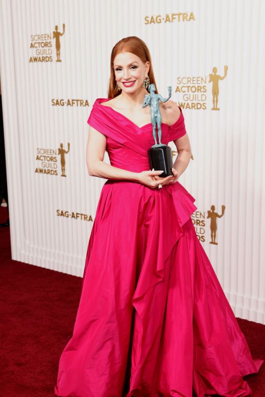 JESSICA CHASTAIN at 29th Annual Screen Actors Guild Awards in Century City 02/26/2023