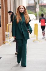 JESSICA CHASTAIN Leaves The View in New York 02/03/2023
