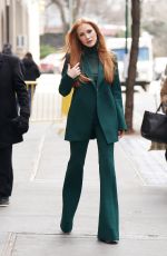 JESSICA CHASTAIN Leaves The View in New York 02/03/2023