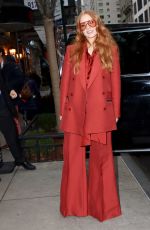 JESSICA CHASTAIN Out in New York 02/12/2023