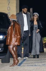 JORDYN and JODIE WOODS Leaves Late Night Dinner with Family in Malibu 02/20/2023