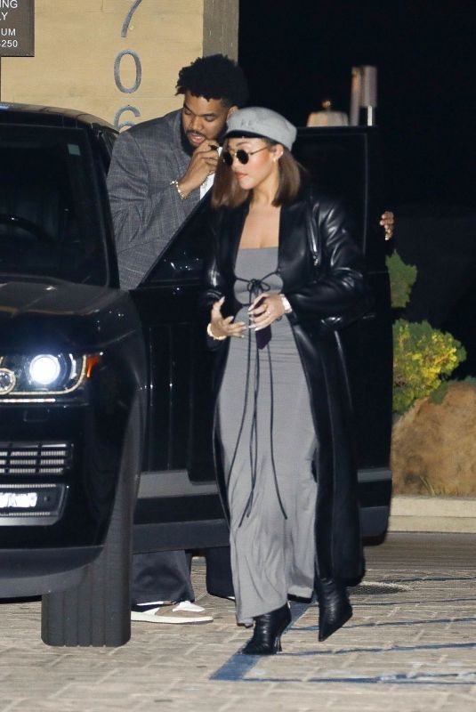 JORDYN and JODIE WOODS Leaves Late Night Dinner with Family in Malibu 02/20/2023