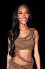 JOURDAN DUNN Arrives at Edward Enninful