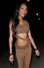 JOURDAN DUNN Arrives at Edward Enninful