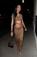 JOURDAN DUNN Arrives at Edward Enninful