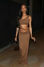 JOURDAN DUNN Arrives at Edward Enninful