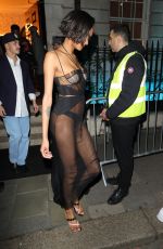 JOURDAN DUNN Leaves a Bafta Afterparty in London 02/19/2023