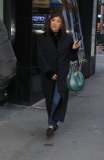JUJU CHANG Arrives at Good Morning America in New York 02/03/2023