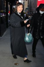 JUJU CHANG Arrives at Good Morning America in New York 02/03/2023