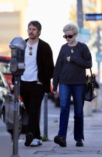JULIA GARNER and Mark Foster Out in West Hollywood 02/07/2023