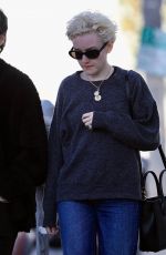 JULIA GARNER and Mark Foster Out in West Hollywood 02/07/2023