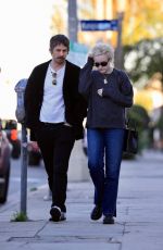 JULIA GARNER and Mark Foster Out in West Hollywood 02/07/2023
