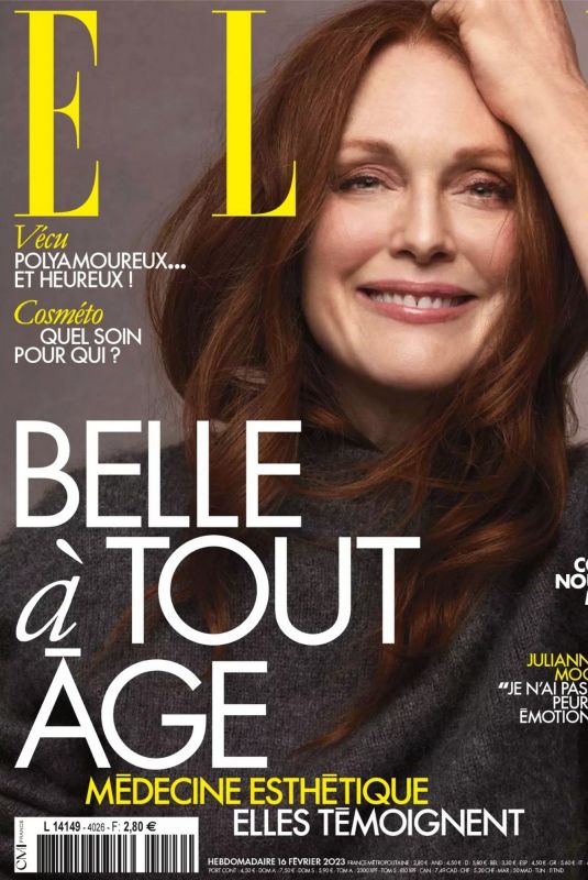 JULIANNE MOORE in Elle Magazine, France February 2023