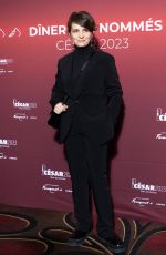 JULIETTE BINOCHE at Cesar Nominee Dinner in Paris 02/06/2023