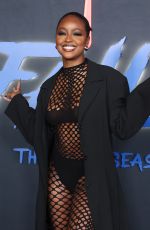 JUSTINE SKYE at Snowfall Final Season of Premiere in Los Angeles 02/15/2023