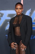 JUSTINE SKYE at Snowfall Final Season of Premiere in Los Angeles 02/15/2023