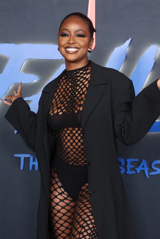 JUSTINE SKYE at Snowfall Final Season of Premiere in Los Angeles 02/15/2023