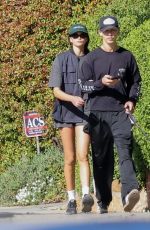 KAIA GERBER and Austin Butler Out wuth Her Dog in Los Feliz 02/11/2023