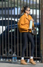 KAIA GERBER Heading to Early Morning Workout in Los Angeles 01/31/2023