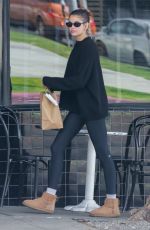 KAIA GERBER Leaves a Restaurant in Los Feliz 02/14/2023