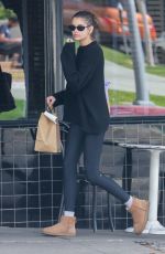KAIA GERBER Leaves a Restaurant in Los Feliz 02/14/2023