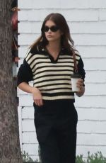 KAIA GERBER Out for Cup of Coffee in Los Feliz 02/13/2023