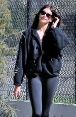 KAIA GERBER Out Walk in a Park with a Friend and Her Dog in Los Angeles 02/08/2023
