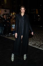 KARLIE KLOSS Arrives at Khaite Fashion Show at NYDW in New York 02/12/2023