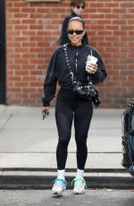 KARRUECHE TRAN Out for Coffee at Alfred Coffee in West Hollywood 02/18/2023