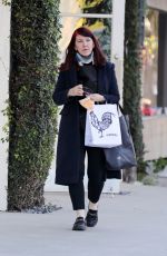 KATE FLANNERY Out for Coffee at Alfred Coffee in West Hollywood 02/07/2023