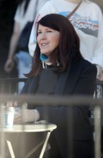 KATE FLANNERY Out for Coffee at Alfred Coffee in West Hollywood 02/07/2023
