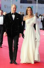 KATE MIDDLETON and Prince William at EE Bafta Film Awards 2023 in London 02/19/2023