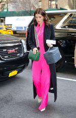KATHERINE SCHWARZENEGGER Arrives at Her Hotel in New York 02/07/2023