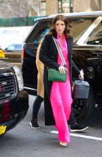 KATHERINE SCHWARZENEGGER Arrives at Her Hotel in New York 02/07/2023
