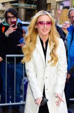 KATHRYN NEWTON Arrives at Today Studio in New York 02/13/2023