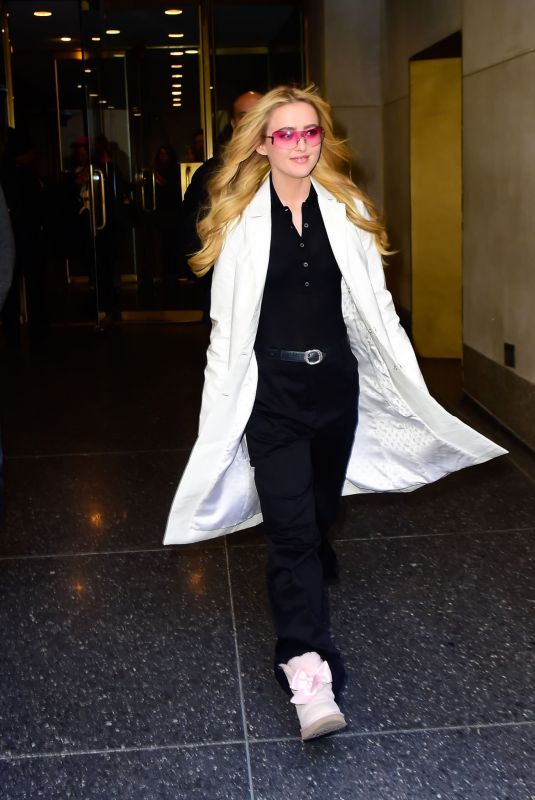 KATHRYN NEWTON Arrives at Today Studio in New York 02/13/2023