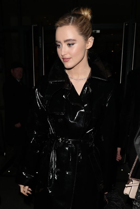 KATHRYN NEWTON Leaves Ham Yard Hotel in London 02/16/2023