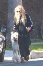 KATHRYN NEWTON Out with Her Dog in Los Angeles 02/09/2022