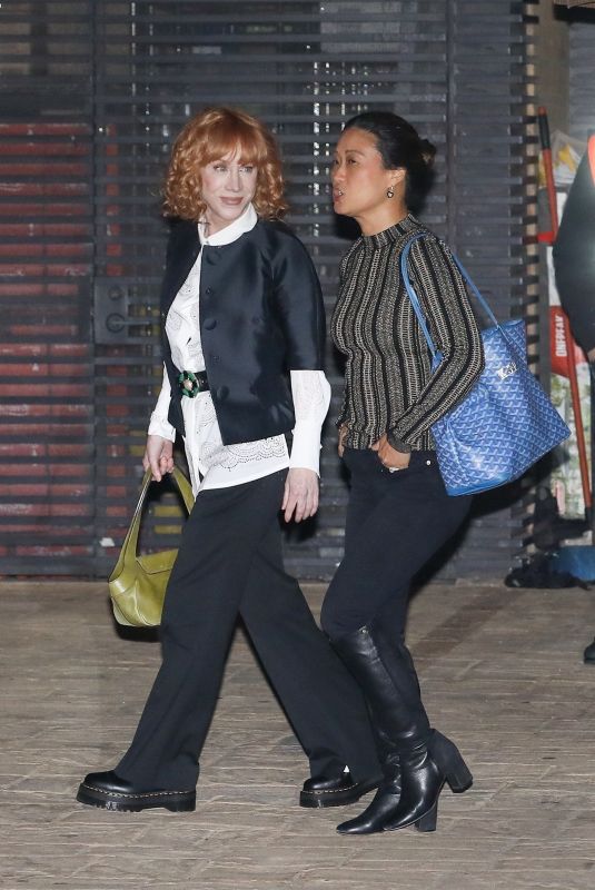 KATHY GRIFFIN Out for Dinner at Nobu in Malibu 02/09/2023