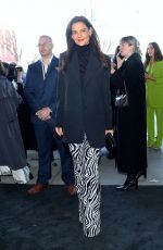 KATIE HOLMES at Michael Kors Fashion Show in New York 02/15/2023