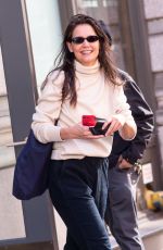 KATIE HOLMES Heading to Matinee Performance of The Wanderers in New York 02/11/2023