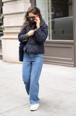 KATIE HOLMES Out and About in New York 02/09/2023