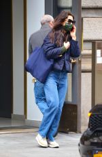 KATIE HOLMES Out and About in New York 02/09/2023