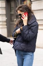 KATIE HOLMES Out and About in New York 02/09/2023