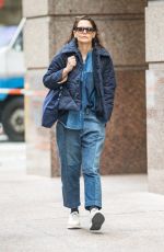 KATIE HOLMES Out and About in New York 02/22/2023